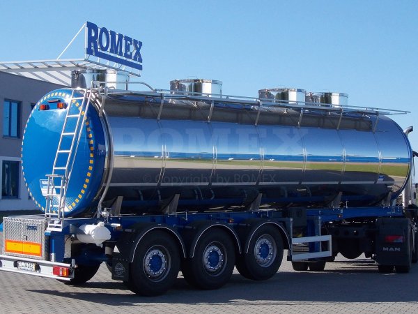 SEMIREMORCI CISTERNĂ PENTRU TRANSPORT LICHIDE ALIMENTARE