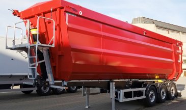 SEMIREMORCI MEGA MAX din otel pentru transport fier vechi