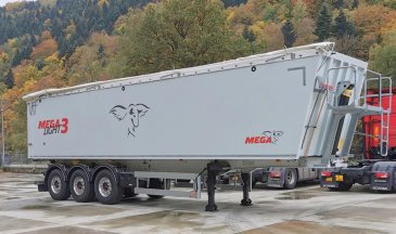 SEMIREMORCI MEGA LIGHT din aluminiu pentru cereale 